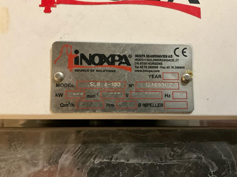 INOXPA SLR 4-100 - ضاغط هوائي: صورة 5 INOXPA SLR 4-100 - ضاغط هوائي: صورة 5