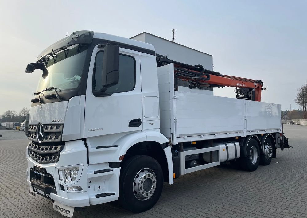 Mercedes-Benz Arocs 2545, HDS ATLAS 186.3 - PILOT - شاحنات مسطحة, شاحنة كرين: صورة 2 Mercedes-Benz Arocs 2545, HDS ATLAS 186.3 - PILOT - شاحنات مسطحة, شاحنة كرين: صورة 2