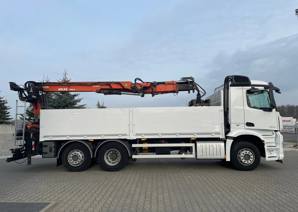 Mercedes-Benz Arocs 2545, HDS ATLAS 186.3 - PILOT - شاحنات مسطحة, شاحنة كرين: صورة 5 Mercedes-Benz Arocs 2545, HDS ATLAS 186.3 - PILOT - شاحنات مسطحة, شاحنة كرين: صورة 5