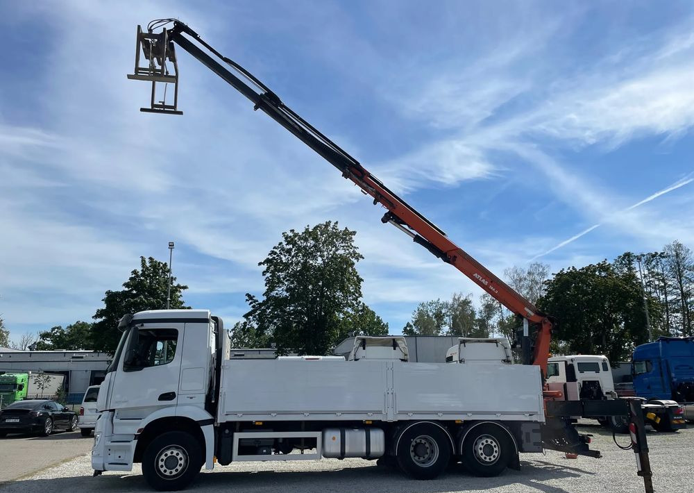 Mercedes-Benz Arocs 2545, HDS ATLAS 186.3 - PILOT - شاحنات مسطحة, شاحنة كرين: صورة 3 Mercedes-Benz Arocs 2545, HDS ATLAS 186.3 - PILOT - شاحنات مسطحة, شاحنة كرين: صورة 3