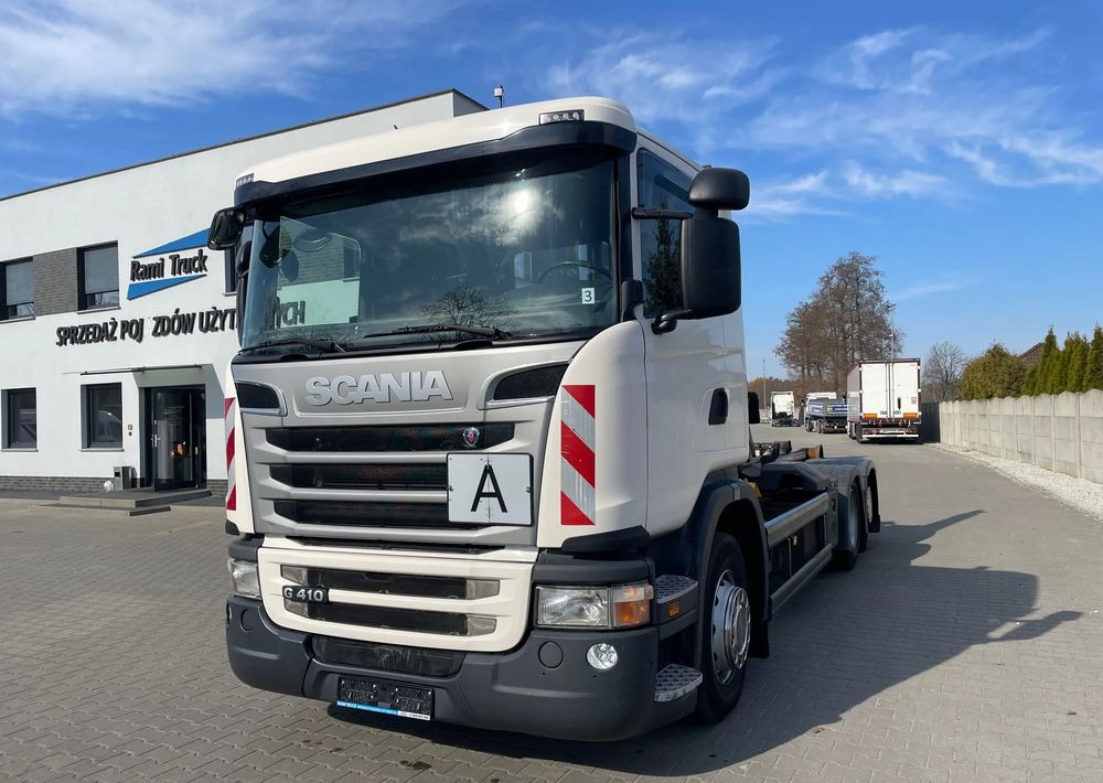 Scania R410 Hakowiec MEILLER RK20 65 - شاحنة برافعة خطافية: صورة 2 Scania R410 Hakowiec MEILLER RK20 65 - شاحنة برافعة خطافية: صورة 2