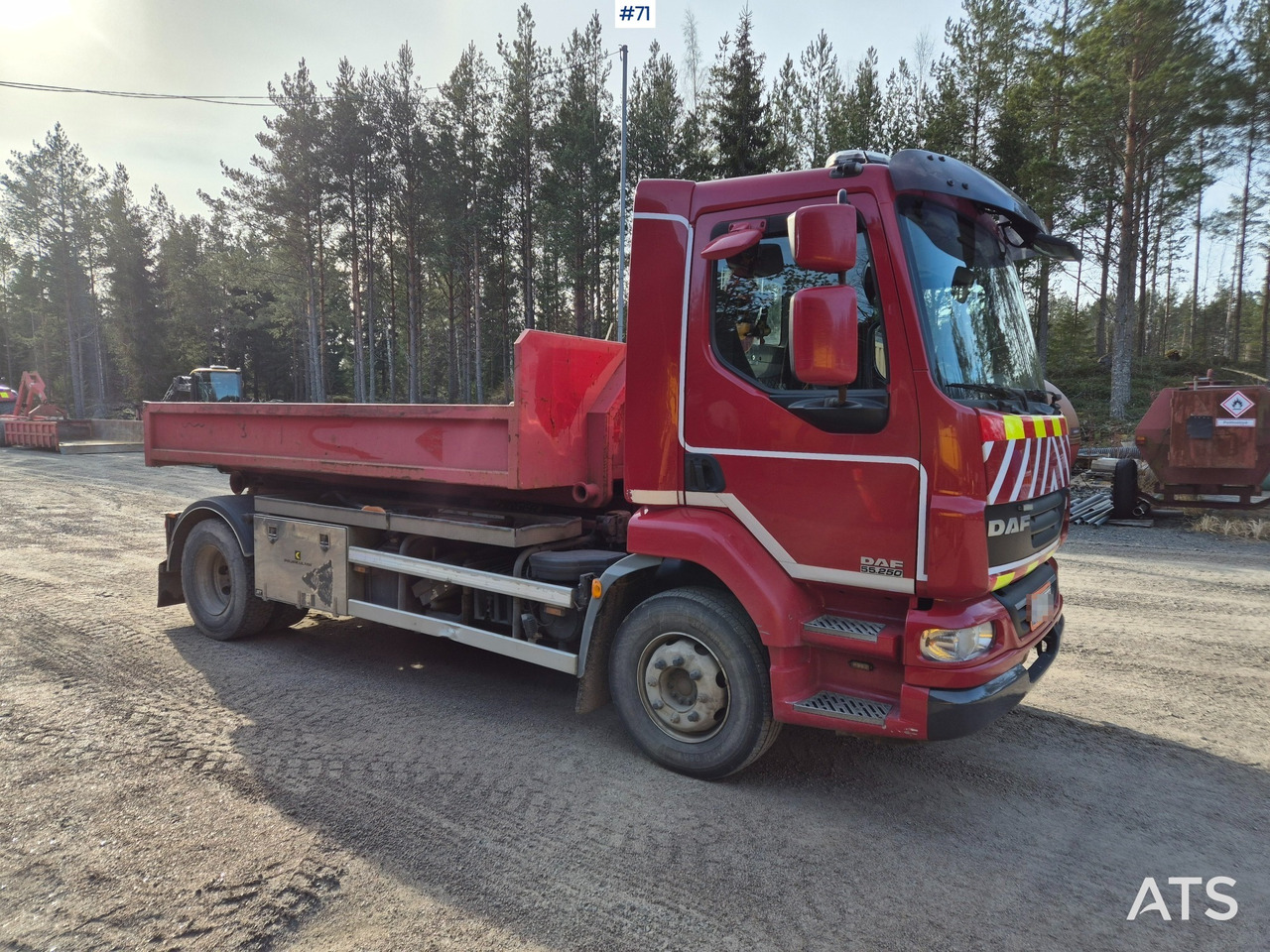 DAF LF55 Hook pallet - شاحنة برافعة خطافية: صورة 5 DAF LF55 Hook pallet - شاحنة برافعة خطافية: صورة 5