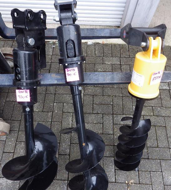 Erdbohrer hydraulisch für Minibagger  200/300/400 mm Ø - بريمة حفر - حفار صغير: صورة 1 Erdbohrer hydraulisch für Minibagger  200/300/400 mm Ø - بريمة حفر - حفار صغير: صورة 1