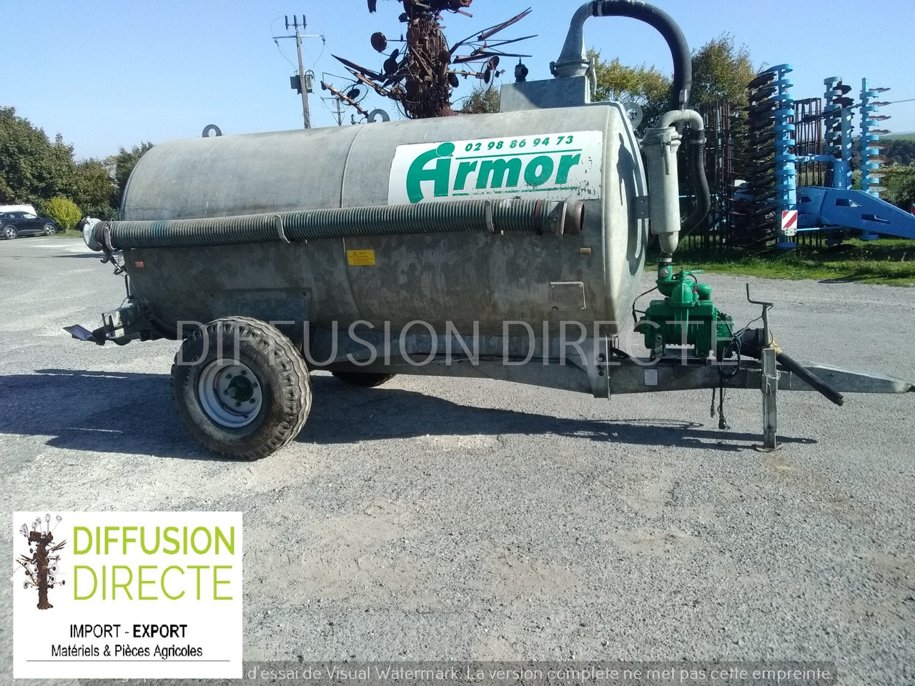 ARMOR TONNE A LISIER AXR 6.8 - صهريج السماد السائل: صورة 1 ARMOR TONNE A LISIER AXR 6.8 - صهريج السماد السائل: صورة 1