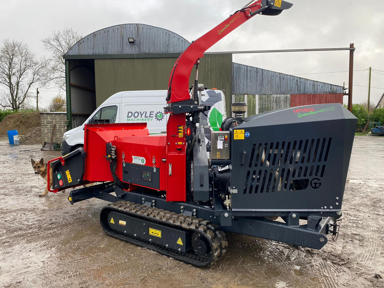 UFKES Greentec Cheetah 30 Tracked - قاطعة الأخشاب: صورة 2 UFKES Greentec Cheetah 30 Tracked - قاطعة الأخشاب: صورة 2