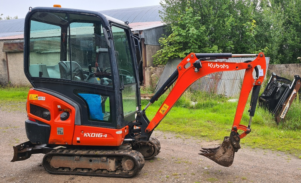 2016 Kubota KX016-4 Mini Digger, only 1550 hours - حفار صغير: صورة 2 2016 Kubota KX016-4 Mini Digger, only 1550 hours - حفار صغير: صورة 2