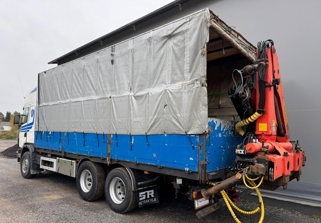 ScaniaScania 144G 6x2 - شاحنة صندوقية, شاحنة كرين: صورة 4 ScaniaScania 144G 6x2 - شاحنة صندوقية, شاحنة كرين: صورة 4