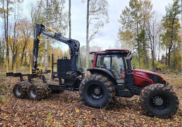 ValtraN123 + Kronos 140 4WDM + Cranab FC8 - جرار غابات, مقطورة الغابات: صورة 5 ValtraN123 + Kronos 140 4WDM + Cranab FC8 - جرار غابات, مقطورة الغابات: صورة 5