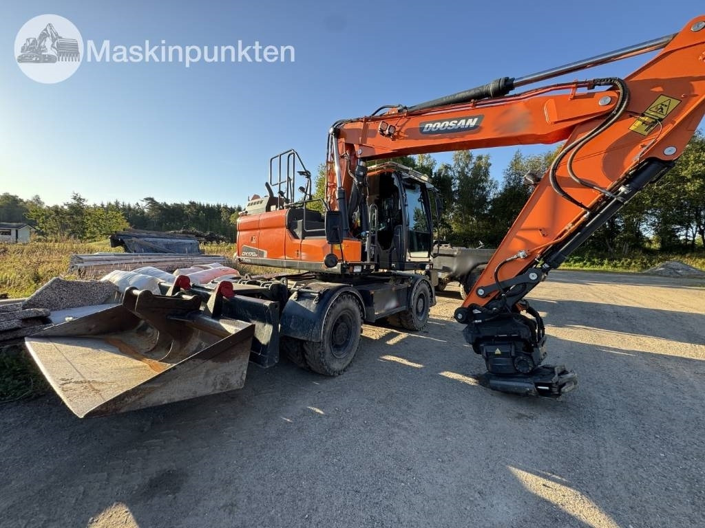 Doosan DX 170 W-5 + Tippvagn + Redskap - حفار ذو عجلات: صورة 5 Doosan DX 170 W-5 + Tippvagn + Redskap - حفار ذو عجلات: صورة 5