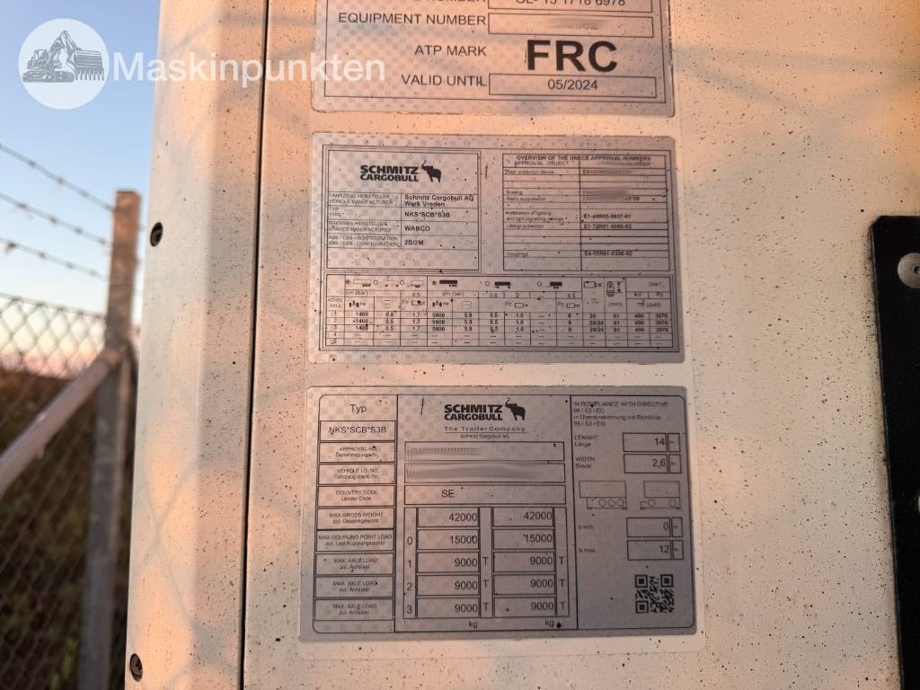 مقطورة للتبريد Schmitz Cargobull: صورة 39 مقطورة للتبريد Schmitz Cargobull: صورة 39