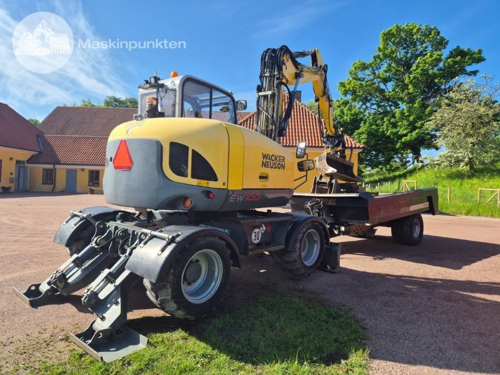 Wacker Neuson EW 100 med vagn - حفار ذو عجلات: صورة 4 Wacker Neuson EW 100 med vagn - حفار ذو عجلات: صورة 4