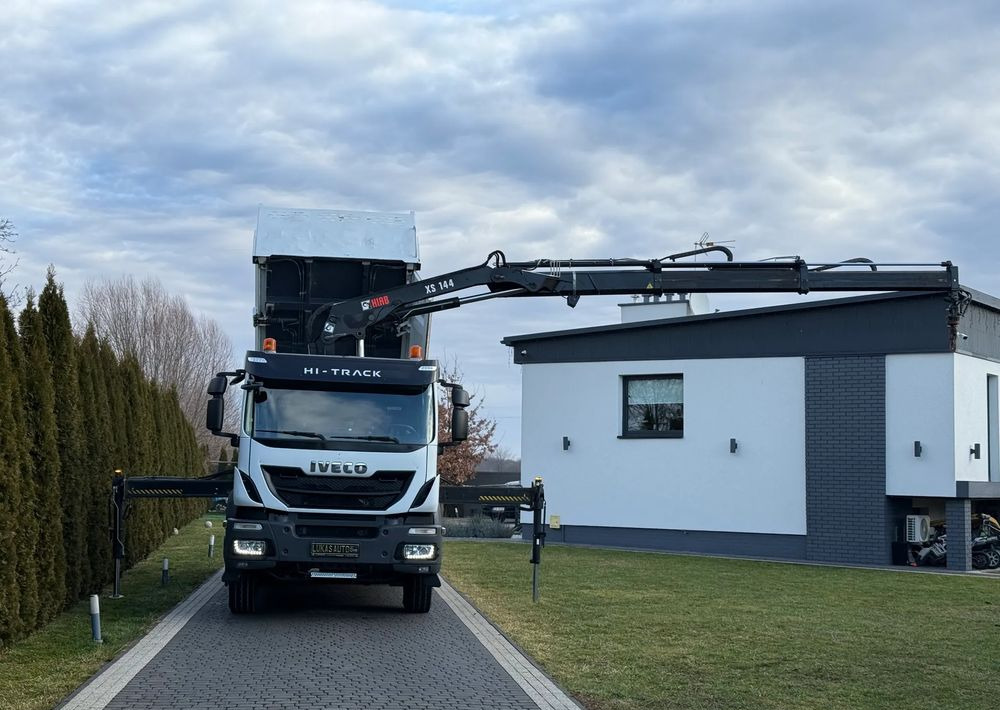 Iveco TRAKKER 450 6X4 PODWÓJNA HYDRO-BURTA HIAB 104 - شاحنة قلاب, شاحنة كرين: صورة 1 Iveco TRAKKER 450 6X4 PODWÓJNA HYDRO-BURTA HIAB 104 - شاحنة قلاب, شاحنة كرين: صورة 1