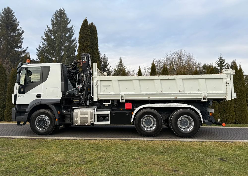 شاحنة قلاب, شاحنة كرين Iveco TRAKKER 450 6X4 PODWÓJNA HYDRO-BURTA HIAB 104: صورة 6