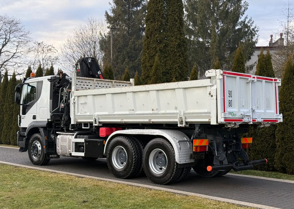 شاحنة قلاب, شاحنة كرين Iveco TRAKKER 450 6X4 PODWÓJNA HYDRO-BURTA HIAB 104: صورة 7