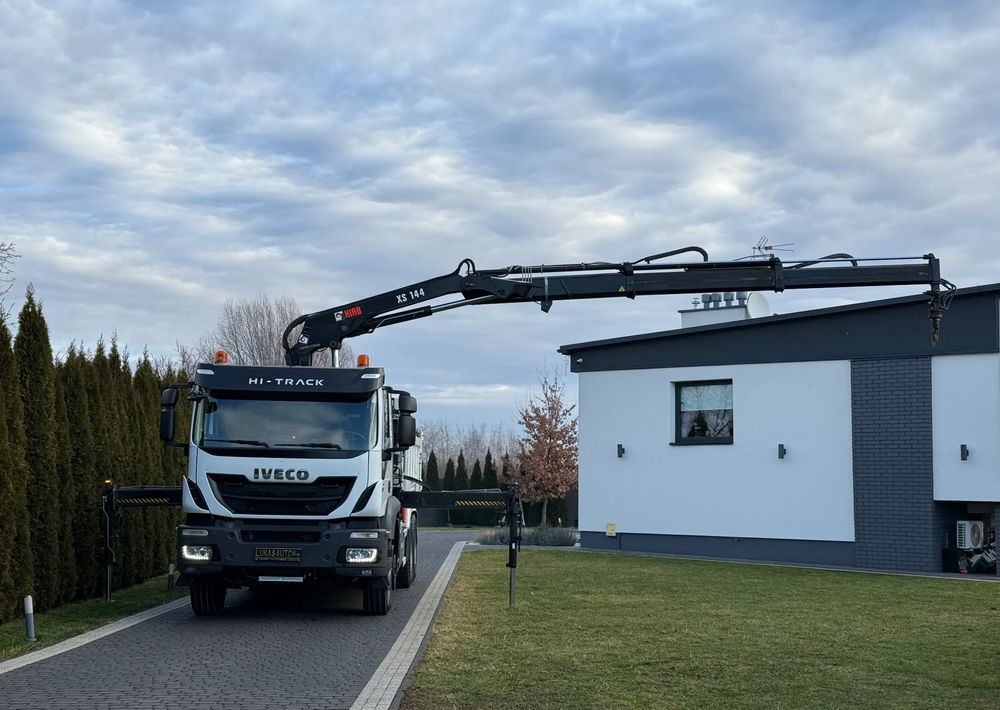 شاحنة قلاب, شاحنة كرين Iveco TRAKKER 450 6X4 PODWÓJNA HYDRO-BURTA HIAB 104: صورة 11