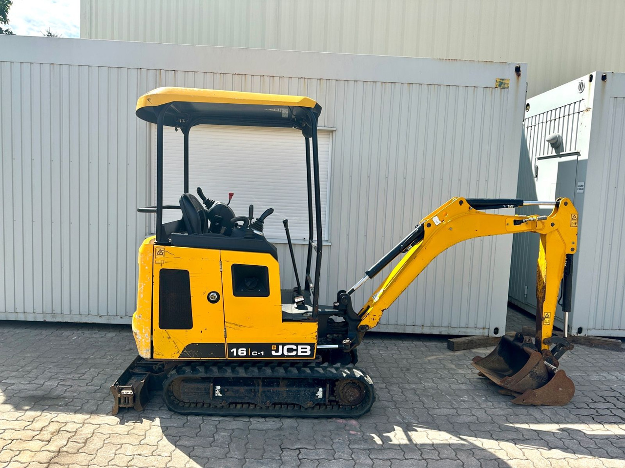 JCB 16C-1 /2020 BJ/1.283 BH/verbr. Laufwerk/2xLöffel - حفار صغير: صورة 5 JCB 16C-1 /2020 BJ/1.283 BH/verbr. Laufwerk/2xLöffel - حفار صغير: صورة 5