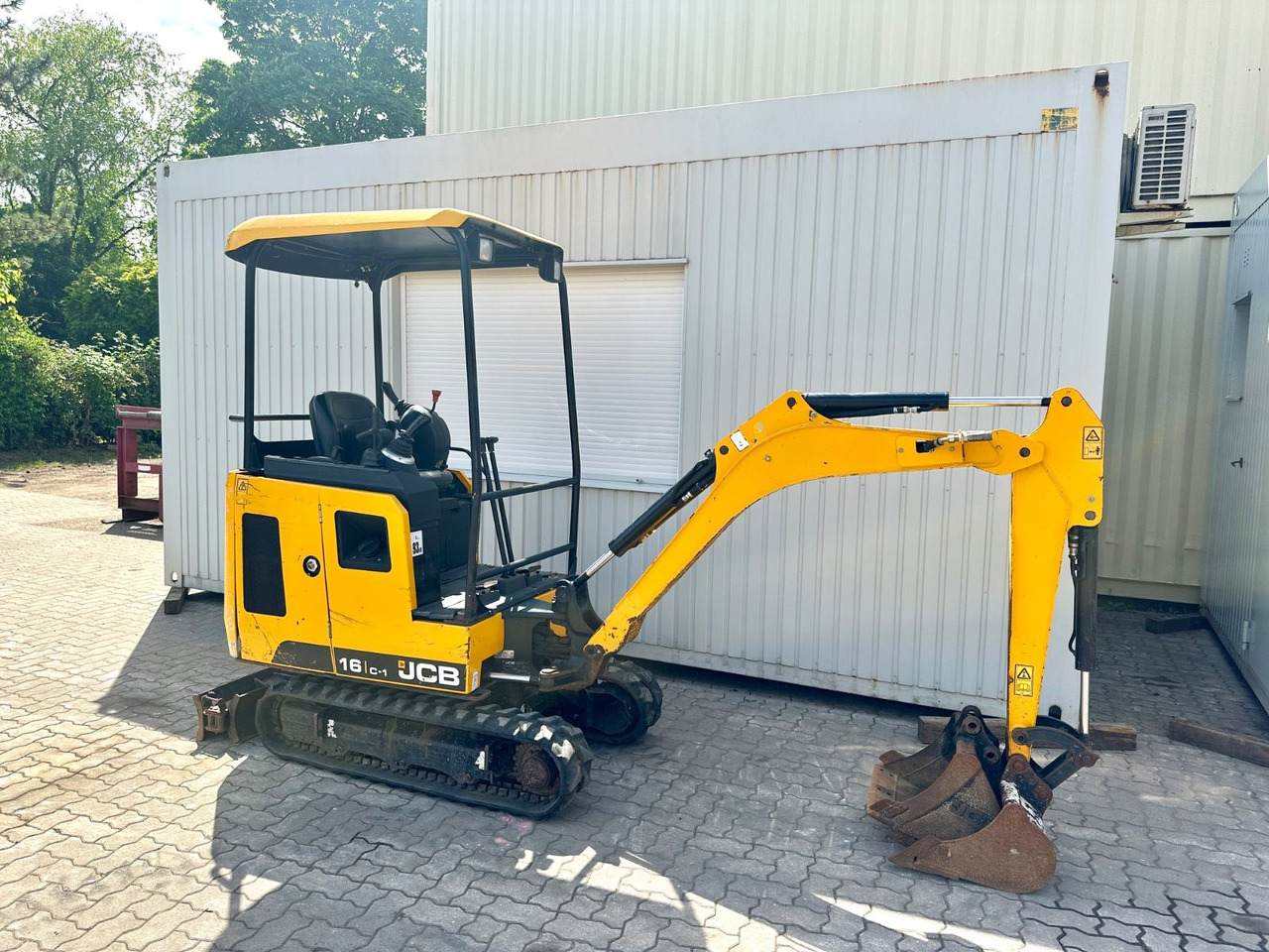 JCB 16C-1 /2020 BJ/1.283 BH/verbr. Laufwerk/2xLöffel - حفار صغير: صورة 4 JCB 16C-1 /2020 BJ/1.283 BH/verbr. Laufwerk/2xLöffel - حفار صغير: صورة 4