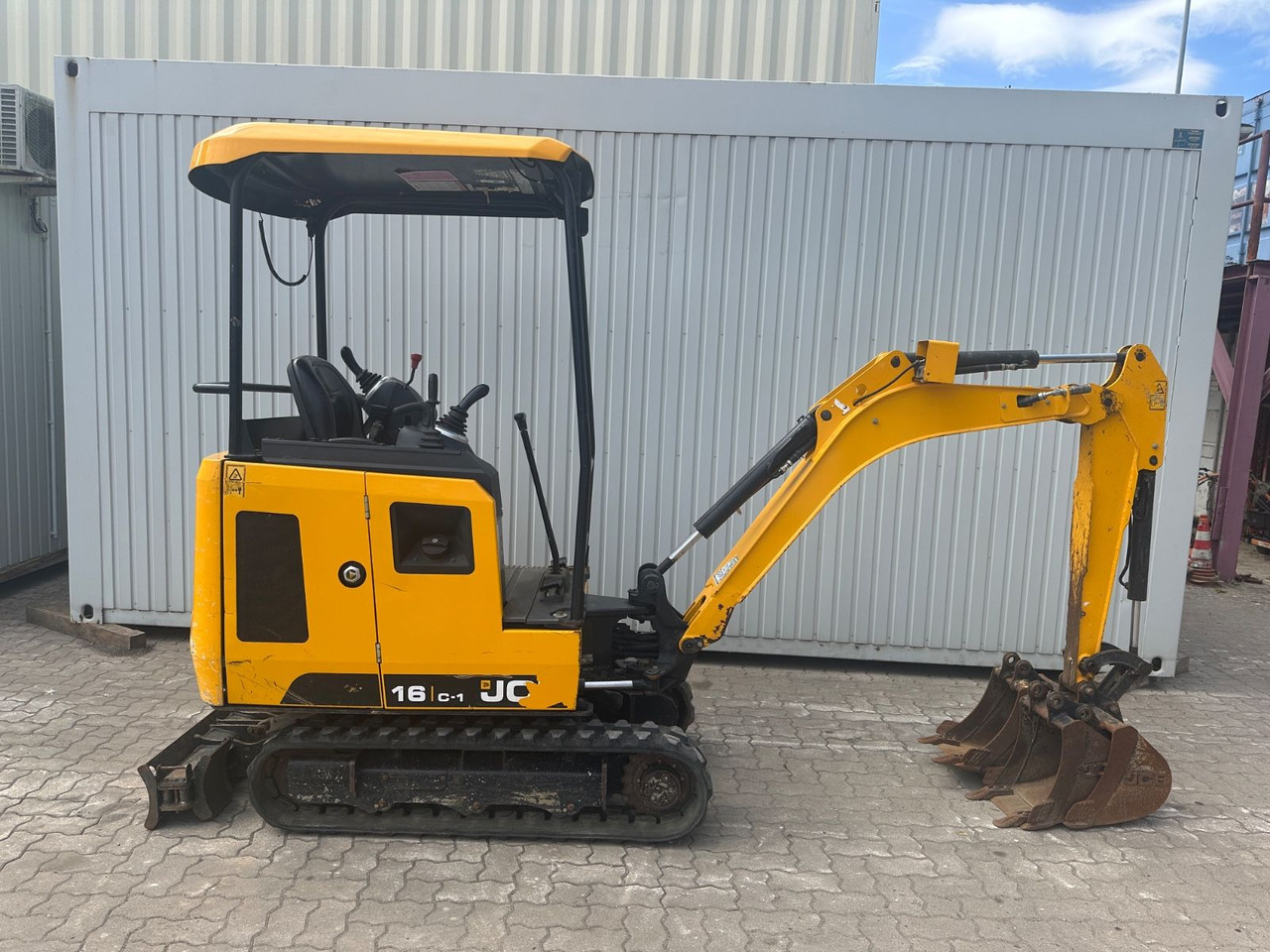 JCB 16C-1 /2020 BJ/871 BH/verbr. Laufwerk/3xLöffel - حفار صغير: صورة 5 JCB 16C-1 /2020 BJ/871 BH/verbr. Laufwerk/3xLöffel - حفار صغير: صورة 5