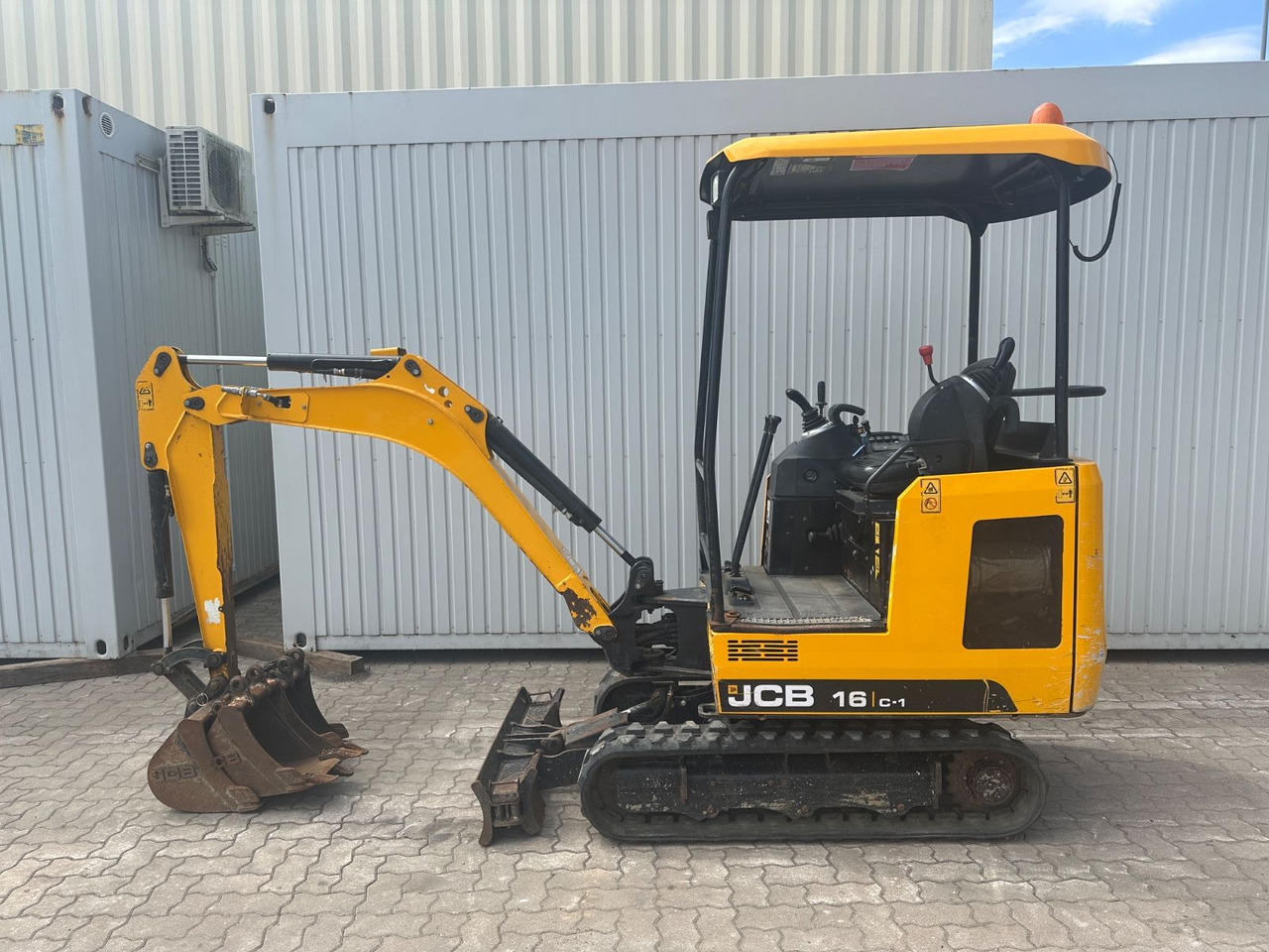 JCB 16C-1 /2020 BJ/871 BH/verbr. Laufwerk/3xLöffel - حفار صغير: صورة 2 JCB 16C-1 /2020 BJ/871 BH/verbr. Laufwerk/3xLöffel - حفار صغير: صورة 2