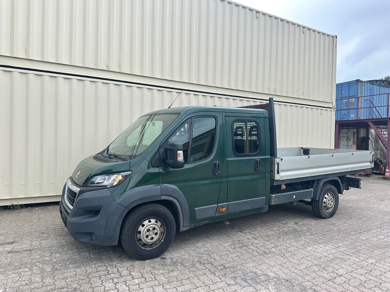 Peugeot Boxer / 1. Hand / Tüv 03/26 - شاحنة توصيل مفتوحة, الشاحنات الصغيرة كابينة مزدوجة: صورة 1 Peugeot Boxer / 1. Hand / Tüv 03/26 - شاحنة توصيل مفتوحة, الشاحنات الصغيرة كابينة مزدوجة: صورة 1