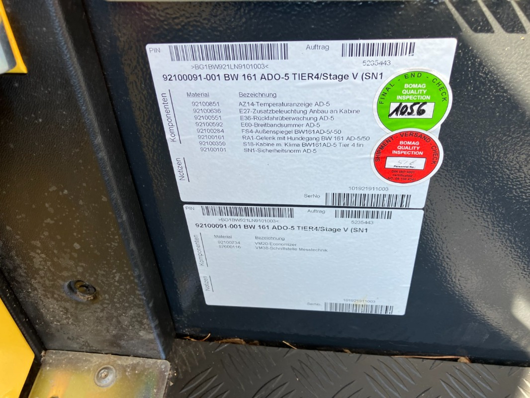 BOMAG DE BW 161 ADO-5 STage V/Tier 4f - رَصَّاص الطرق: صورة 3 BOMAG DE BW 161 ADO-5 STage V/Tier 4f - رَصَّاص الطرق: صورة 3