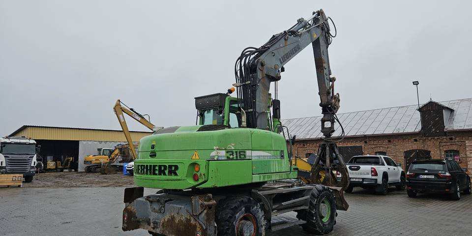 Koparka kołowa Liebherr A 316 Litronic chwytak podpory pług - حفار ذو عجلات: صورة 5 Koparka kołowa Liebherr A 316 Litronic chwytak podpory pług - حفار ذو عجلات: صورة 5