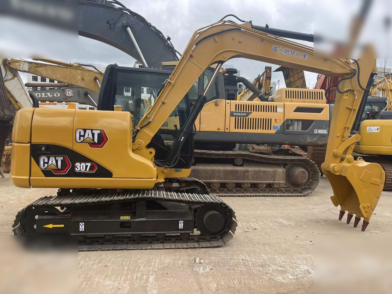 CATERPILLAR 307D - حفار زاحف: صورة 1 CATERPILLAR 307D - حفار زاحف: صورة 1