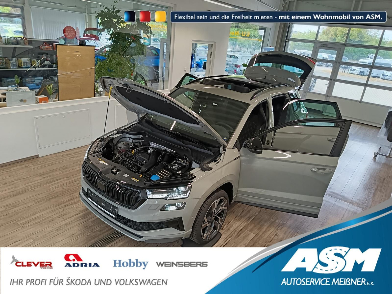 Skoda Karoq Sportline 1,5 TSI DSG*AHK*PSD*STD.HZG*NAVI - سيارة دفع رباعي: صورة 1 Skoda Karoq Sportline 1,5 TSI DSG*AHK*PSD*STD.HZG*NAVI - سيارة دفع رباعي: صورة 1