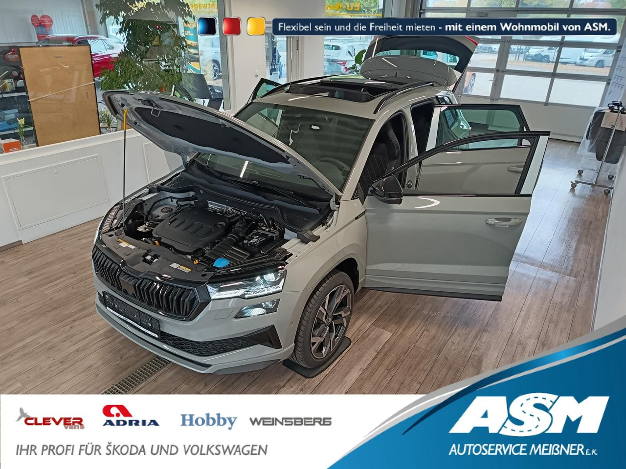 Skoda Karoq Sportline 2,0 TDI DSG 4x4*AHK*PSD*STD.HZG* - سيارة دفع رباعي: صورة 1 Skoda Karoq Sportline 2,0 TDI DSG 4x4*AHK*PSD*STD.HZG* - سيارة دفع رباعي: صورة 1