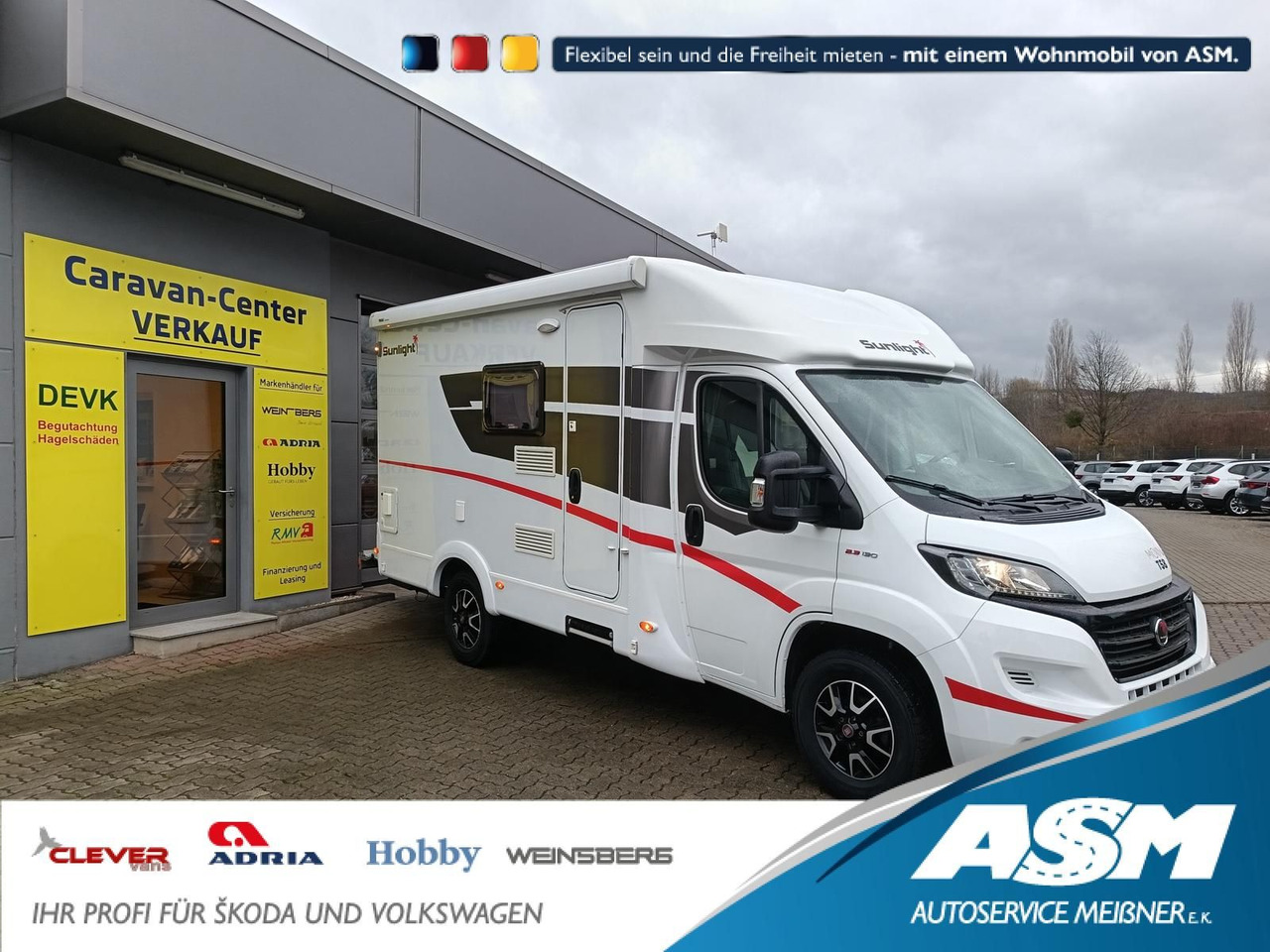 Sunlight T 58*MARKISE*SOLAR*SAT*TV*ROLLER TRÄGER - موتر هوم شبه متكامل: صورة 1 Sunlight T 58*MARKISE*SOLAR*SAT*TV*ROLLER TRÄGER - موتر هوم شبه متكامل: صورة 1