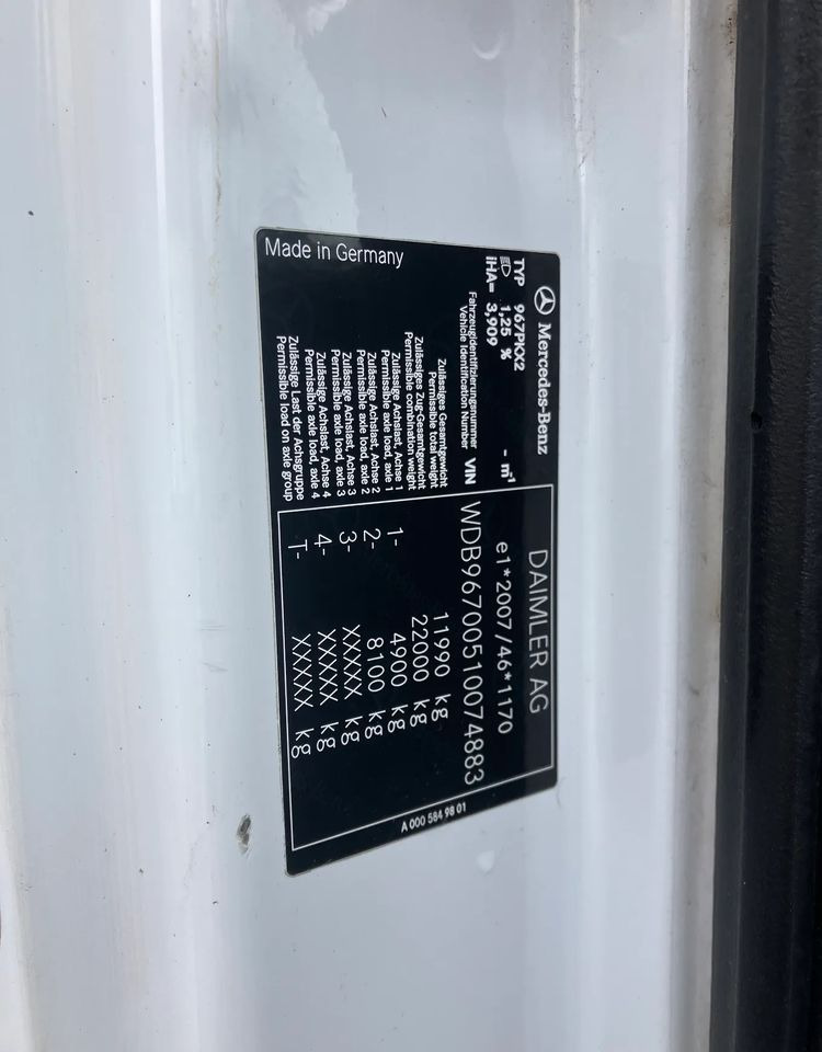 Mercedes-Benz ATEGO 1218 KURIERKA KONTENER 15 PALET - شاحنة صندوقية: صورة 4 Mercedes-Benz ATEGO 1218 KURIERKA KONTENER 15 PALET - شاحنة صندوقية: صورة 4