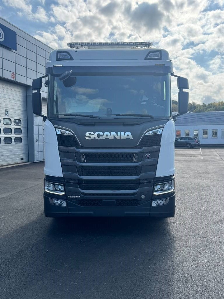 Scania R 590 8x4*4 Joab Lastväxlare - شاحنة برافعة خطافية: صورة 1 Scania R 590 8x4*4 Joab Lastväxlare - شاحنة برافعة خطافية: صورة 1