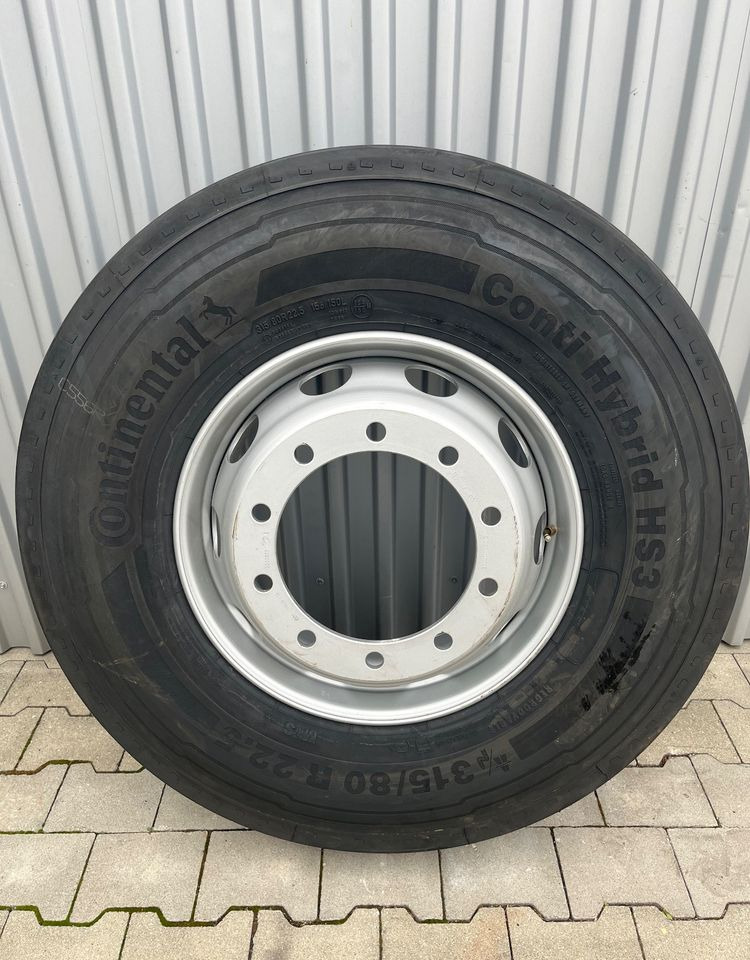 NOWE koło opona Continental Hybrid HS3 315/80R 22.5 - الإطارات والجنوط - شاحنة: صورة 1 NOWE koło opona Continental Hybrid HS3 315/80R 22.5 - الإطارات والجنوط - شاحنة: صورة 1