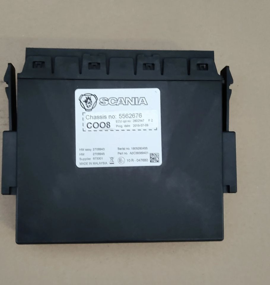 SCANIA R S KOORDYNATOR COO8 2706943 2706945 - وحدة إي سي يو - شاحنة: صورة 1 SCANIA R S KOORDYNATOR COO8 2706943 2706945 - وحدة إي سي يو - شاحنة: صورة 1