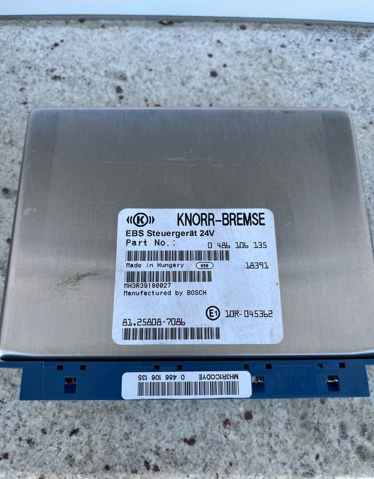 Sterownik EBS MAN TGX TGS euro 6 komputer lift - وحدة إي سي يو - شاحنة: صورة 1 Sterownik EBS MAN TGX TGS euro 6 komputer lift - وحدة إي سي يو - شاحنة: صورة 1