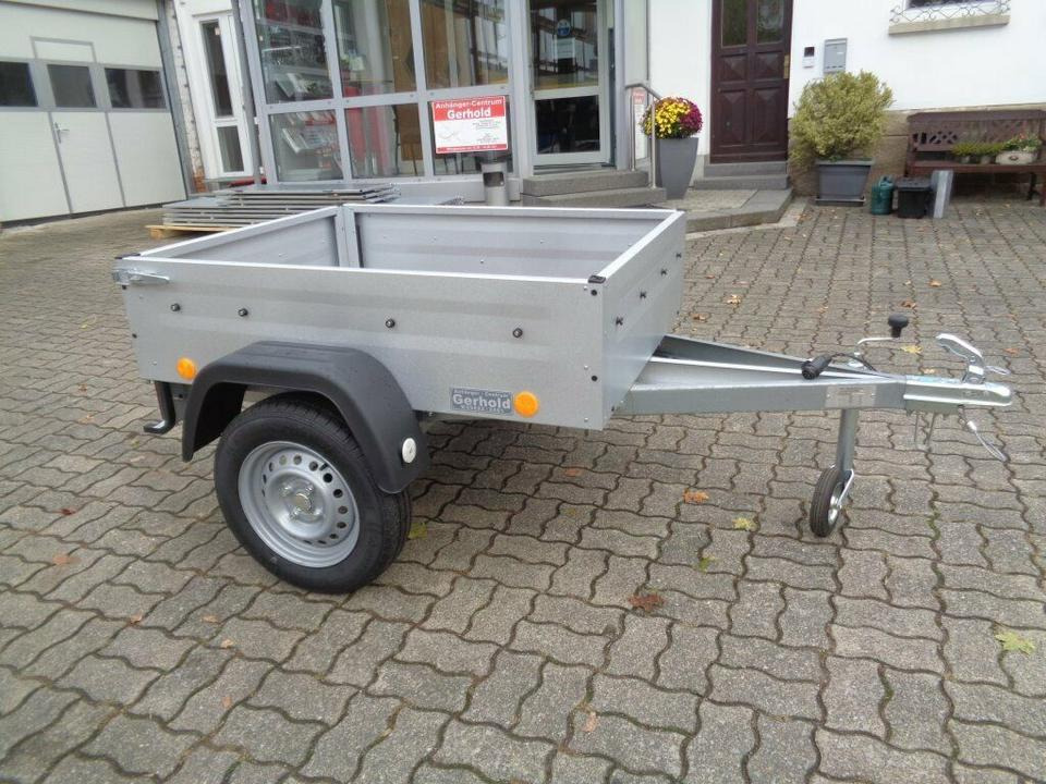 Aktion ! ! TPV PKW-Anhänger 750 kg, Zurrbügel, Stützrad, 100 km - مقطورة عربة: صورة 1 Aktion ! ! TPV PKW-Anhänger 750 kg, Zurrbügel, Stützrad, 100 km - مقطورة عربة: صورة 1
