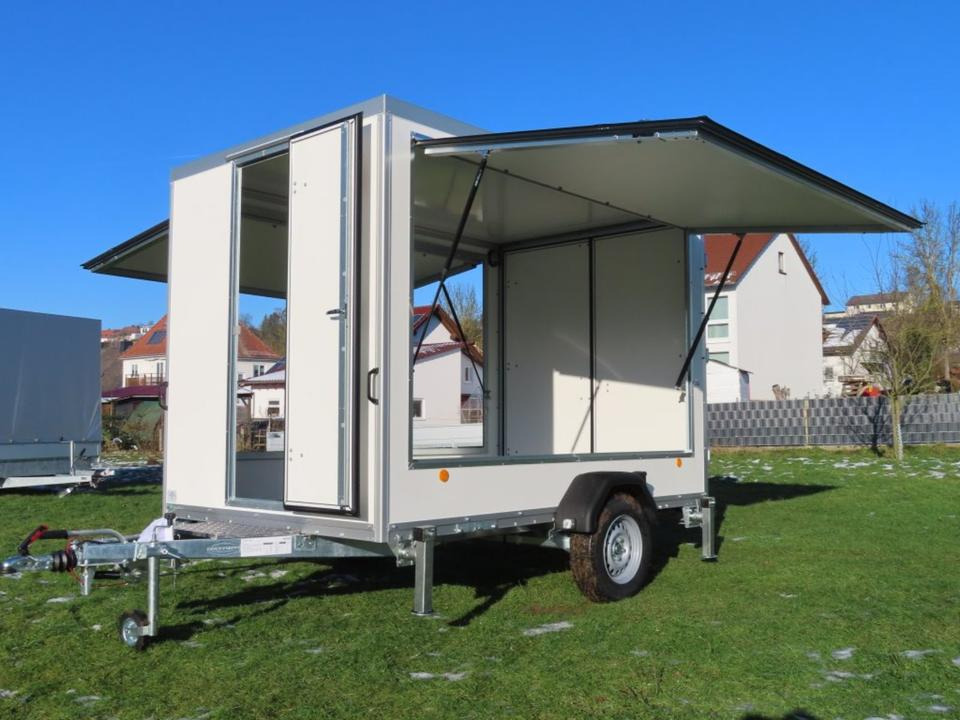 Böckmann Kofferanhänger KT 3018/15 Verkaufsanhänger PKW Anhänger - بيع مقطورة: صورة 1 Böckmann Kofferanhänger KT 3018/15 Verkaufsanhänger PKW Anhänger - بيع مقطورة: صورة 1