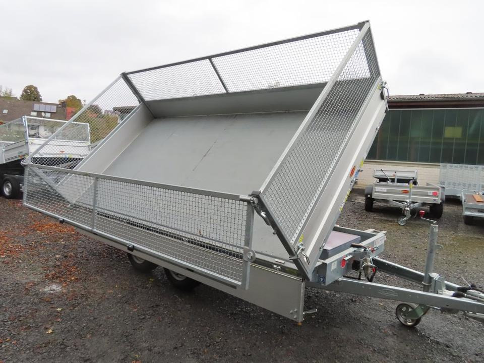 Böckmann, PKW Anhänger,Dreiseitenkipper, 3,5 to. DK4121/35 - مقطورة قلابة: صورة 1 Böckmann, PKW Anhänger,Dreiseitenkipper, 3,5 to. DK4121/35 - مقطورة قلابة: صورة 1