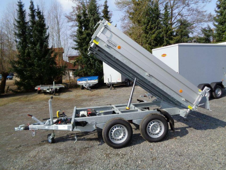 Böckmann PKW-Anhänger Elektro-Dreiseitenkipper DK-AL 2516/27P - مقطورة قلابة: صورة 4 Böckmann PKW-Anhänger Elektro-Dreiseitenkipper DK-AL 2516/27P - مقطورة قلابة: صورة 4