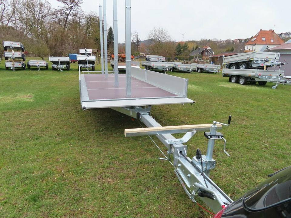 Langmaterialanhänger Unsinn LM 3554-14-2040 Deichsel ausziehbar - مقطورات مسطحة: صورة 3 Langmaterialanhänger Unsinn LM 3554-14-2040 Deichsel ausziehbar - مقطورات مسطحة: صورة 3