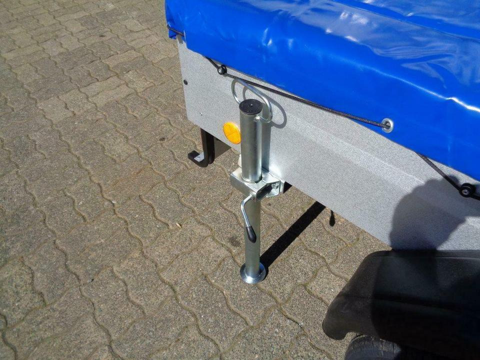 TPV PKW-Anhänger 750 kg Flachplane Stützen - مقطورة عربة: صورة 4 TPV PKW-Anhänger 750 kg Flachplane Stützen - مقطورة عربة: صورة 4