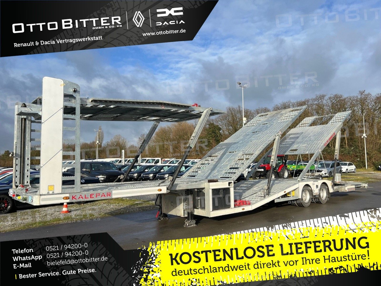 KALEPAR KLP228V6 6er-Autotransporter VDI2700 - نصف مقطورة نقل اوتوماتيكي: صورة 1 KALEPAR KLP228V6 6er-Autotransporter VDI2700 - نصف مقطورة نقل اوتوماتيكي: صورة 1