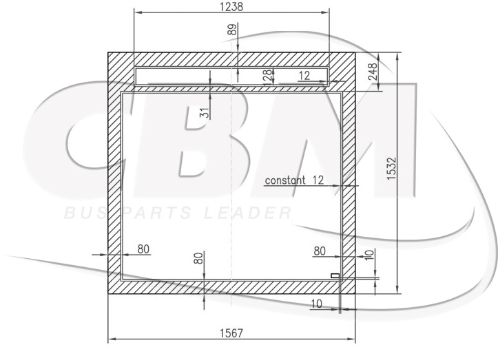 CBM OEM SIDE BAY WINDOW WITH DISPLAY - MANN FILTRE (ZR902) - باب و قطع الغيار - حافلة: صورة 1 CBM OEM SIDE BAY WINDOW WITH DISPLAY - MANN FILTRE (ZR902) - باب و قطع الغيار - حافلة: صورة 1
