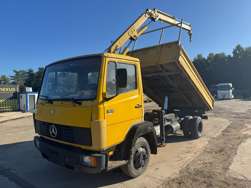 Mercedes-Benz SK 914 (STEEL SUSPENSION / HIAB CRANE / 6 CYLINDER WITH MANUAL PUMP / PERFECT GERMAN TRUCK !!!) - شاحنة قلاب, شاحنة كرين: صورة 1 Mercedes-Benz SK 914 (STEEL SUSPENSION / HIAB CRANE / 6 CYLINDER WITH MANUAL PUMP / PERFECT GERMAN TRUCK !!!) - شاحنة قلاب, شاحنة كرين: صورة 1
