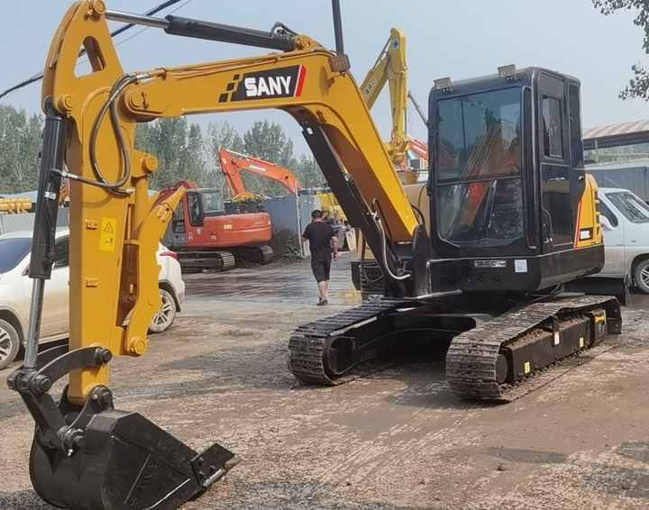 China Brand Used Sany Sy60c Mini Excavator 6ton Crawler Earth Digger Machine for Sale - حفار زاحف: صورة 2 China Brand Used Sany Sy60c Mini Excavator 6ton Crawler Earth Digger Machine for Sale - حفار زاحف: صورة 2