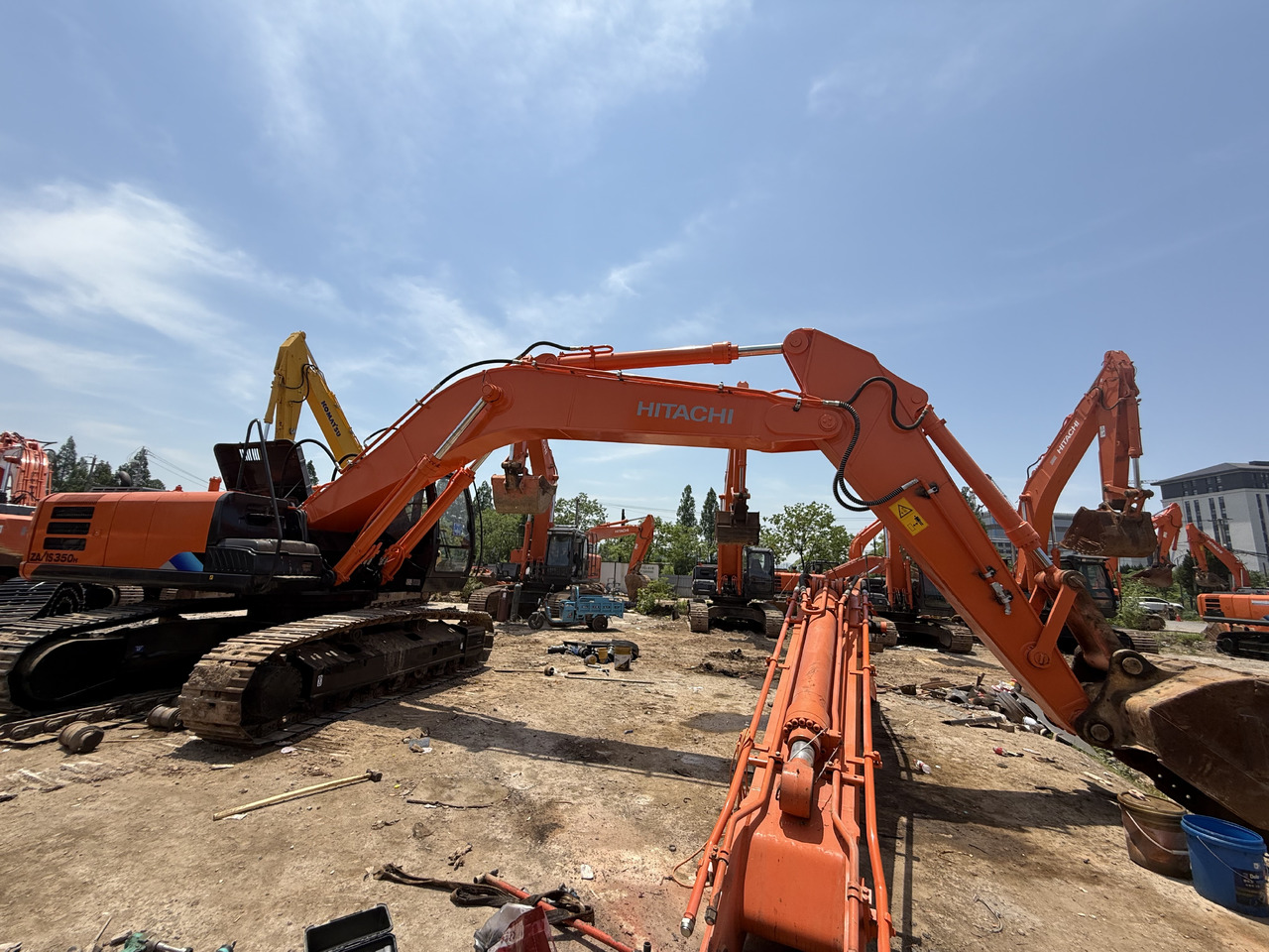 حفار ذو عجلات HITACHI used hitachi 350-5g  excavator [ Copy ]: صورة 10