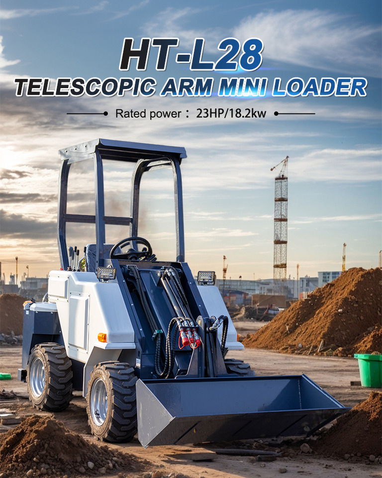 L28 Telescopic Arm Loader With Multi-function Accessories - جرافة ذات عجلات تلسكوبية: صورة 1 L28 Telescopic Arm Loader With Multi-function Accessories - جرافة ذات عجلات تلسكوبية: صورة 1