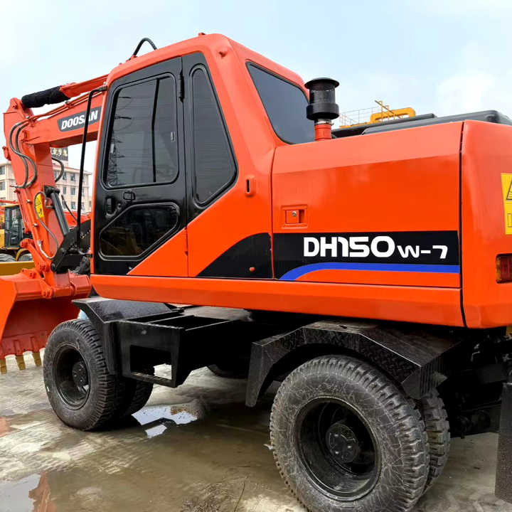 90% Brand New Doosan Brand Dh150w-7 Wheel Excavator in Stock Used Korea Brand Doosan Dh55 Dh60 Dh150 Dh210 Excavator for Sale - حفار ذو عجلات: صورة 1 90% Brand New Doosan Brand Dh150w-7 Wheel Excavator in Stock Used Korea Brand Doosan Dh55 Dh60 Dh150 Dh210 Excavator for Sale - حفار ذو عجلات: صورة 1