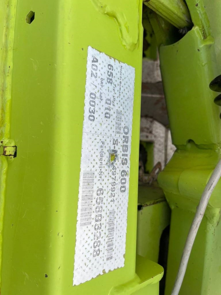 Claas Orbis 600 - ماكينات نشر التبن: صورة 4 Claas Orbis 600 - ماكينات نشر التبن: صورة 4
