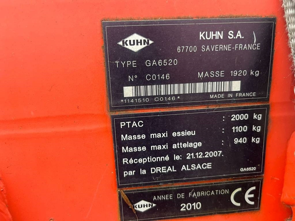 Kuhn 6520 - نشارة الدريس/ شوكة جرف: صورة 2 Kuhn 6520 - نشارة الدريس/ شوكة جرف: صورة 2